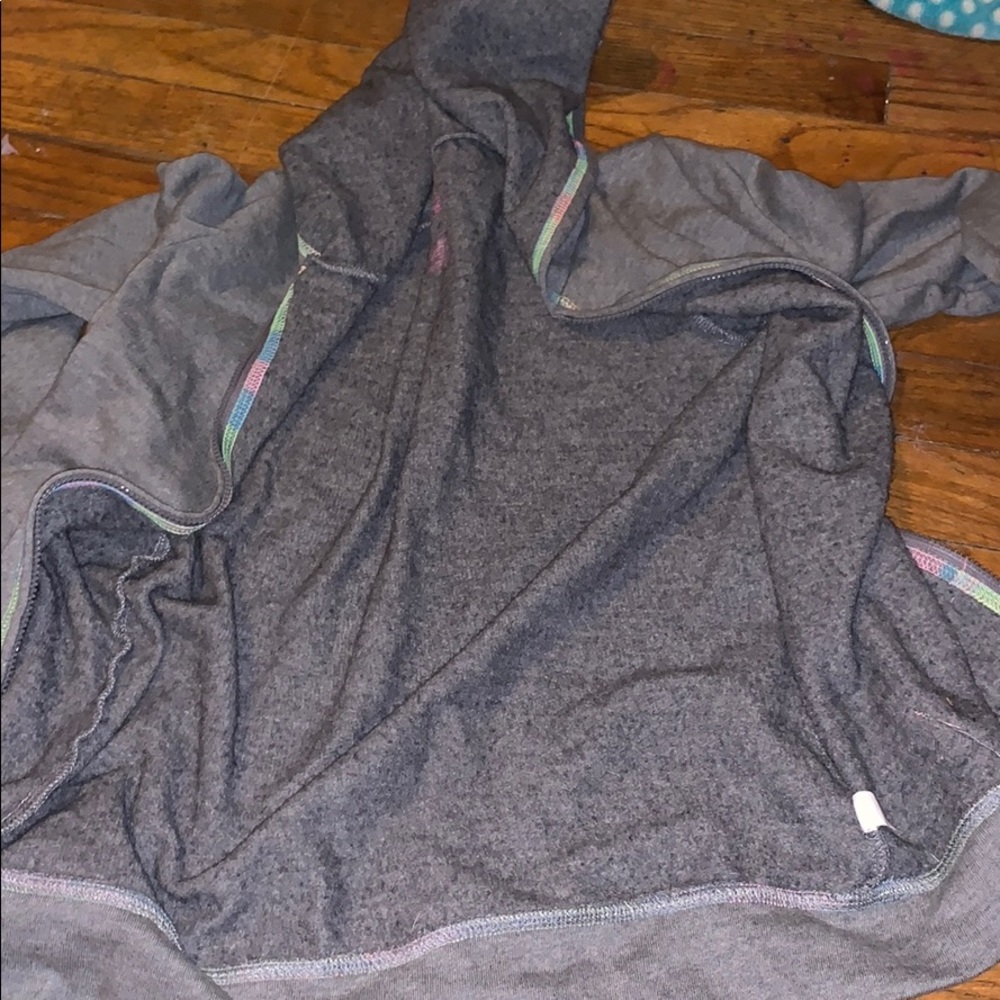 A gray kids jacket